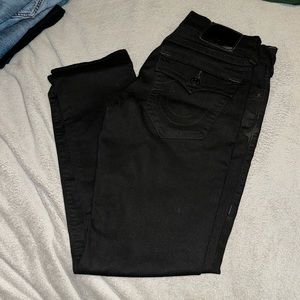 black true religion jeans
